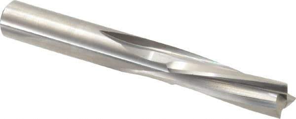 Onsrud - 3/8" Cutting Diam x 1-1/8" Length of Cut, 3 Flute, Downcut Spiral Router Bit - Uncoated, Right Hand Cut, Solid Carbide, 3" OAL x 3/8" Shank Diam, Three Edge, 10° Helix Angle - USA Tool & Supply