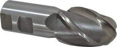 Interstate - 1-1/2" Diam, 2" LOC, 4 Flute High Speed Steel Ball End Mill - Uncoated, Single End, 4-1/2" OAL, 1-1/4" Shank Diam, Spiral Flute - USA Tool & Supply