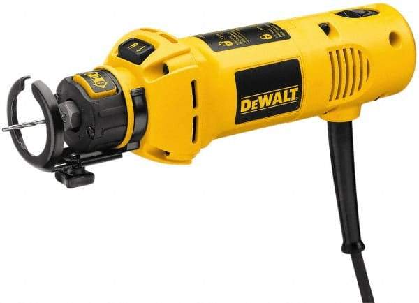 DeWALT - 1/8 and 1/4 Inch Collet, 30,000 RPM, Spiral Saw - 5 Amps - USA Tool & Supply