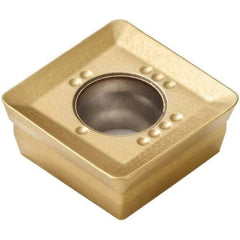 Seco - SONX09T308 M10 Grade F40M Carbide Milling Insert - TiAlN/TiN Finish, 0.156" Thick, 0.376" Inscribed Circle, 0.031" Corner Radius - USA Tool & Supply