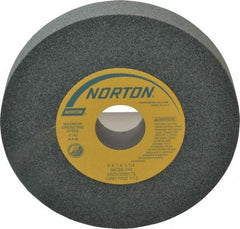 Norton - 6" Diam x 1-1/4" Hole x 1" Thick, I Hardness, 80 Grit Surface Grinding Wheel - Silicon Carbide, Type 1, Medium Grade, 4,140 Max RPM, Vitrified Bond, No Recess - USA Tool & Supply