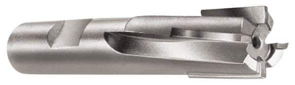Made in USA - 1-1/4", 1-1/4" LOC, 1" Shank Diam, 4-1/4" OAL, 6 Flute, Carbide-Tipped Square End Mill - Single End, Uncoated, Spiral Flute, 6° Helix, Right Hand Cut, Right Hand Flute - USA Tool & Supply