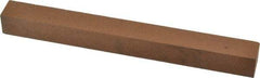 Norton - 6" Long x 5/8" Wide x 5/8" Thick, Aluminum Oxide Sharpening Stone - Square, Medium Grade - USA Tool & Supply