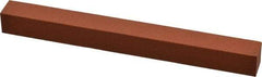 Norton - 6" Long x 5/8" Wide x 5/8" Thick, Aluminum Oxide Sharpening Stone - Square, Fine Grade - USA Tool & Supply