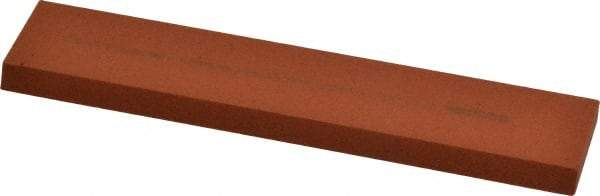 Norton - 5" Long x 1" Wide x 3/16" Thick, Aluminum Oxide Sharpening Stone - Rectangle, Fine Grade - USA Tool & Supply