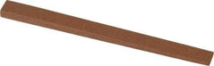 Norton - 4" Long x 5/16" Wide x 1/8" Thick, Aluminum Oxide Sharpening Stone - Taper, Medium Grade - USA Tool & Supply