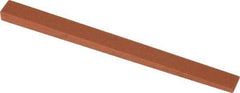 Norton - 4" Long x 5/16" Wide x 5/16" Thick, Aluminum Oxide Sharpening Stone - Taper, Fine Grade - USA Tool & Supply