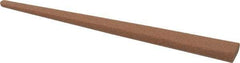 Norton - 4" Long x 3/8" Wide x 1/8" Thick, Aluminum Oxide Sharpening Stone - Taper, Medium Grade - USA Tool & Supply