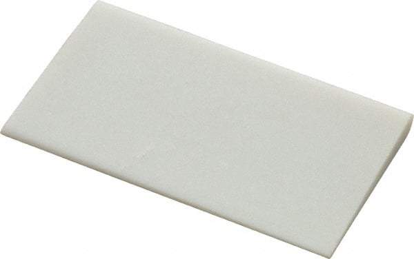 Norton - 3" Long x 1-3/4" Diam x 1/4" Thick, Novaculite Sharpening Stone - Round Edge Slip, Ultra Fine Grade - USA Tool & Supply