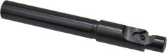 Cutting Tool Technologies - 19/32 Inch Diameter, Solid Pilot, Straight 1/2 Inch Shank Diameter, 3 Insert, Indexable Counterbore - 4-3/8 Inch Overall Length, TPGH Insert - USA Tool & Supply
