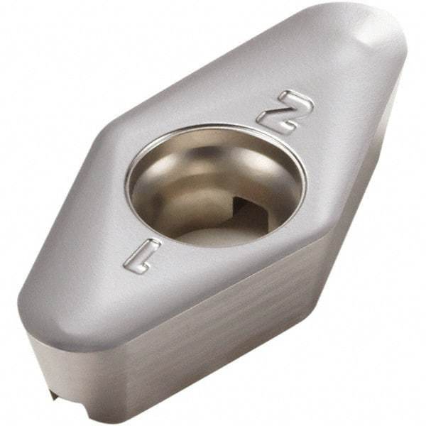 Seco - VPGX220605 E10 Grade H25 Carbide Milling Insert - Uncoated, 1/4" Thick, 0.551" Inscribed Circle, 0.018" Corner Radius - USA Tool & Supply