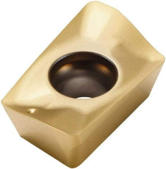 Seco - XOEX120424 M07 Grade F40M Carbide Milling Insert - TiAlN/TiN Finish, 0.199" Thick, 3/32" Corner Radius - USA Tool & Supply