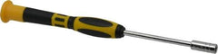 Aven - 4mm Solid Shaft Electronic Nutdriver - Ergonomic Handle, 6-3/4" OAL - USA Tool & Supply