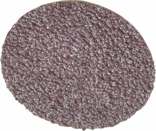 3M - 3/4" Diam, 80 Grit Aluminum Oxide Adhesive PSA Disc - Medium Grade, X Weighted Cloth Backing, For Bench Top Motors, Random Orbital Sanders - USA Tool & Supply