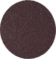 3M - 2" Diam, 60 Grit Aluminum Oxide Adhesive PSA Disc - Medium Grade, X Weighted Cloth Backing, For Bench Top Motors, Disc Sanders, Random Orbital Sanders - USA Tool & Supply