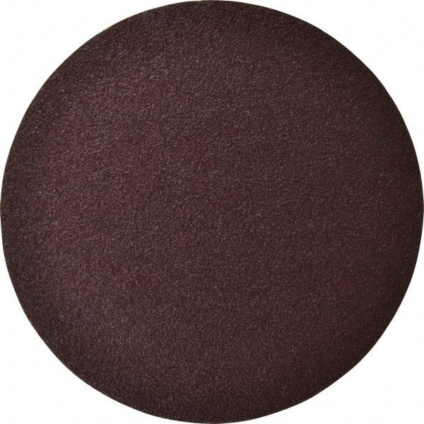 3M - 9" Diam, 36 Grit Aluminum Oxide Adhesive PSA Disc - Very Coarse Grade, Maroon, X Weighted Backing, Flexible, Use with Random Orbital Sanders - USA Tool & Supply