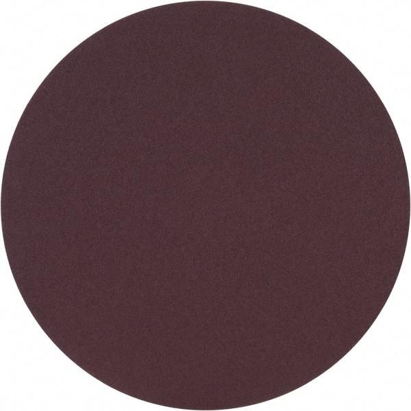 3M - 24" Diam, 60 Grit Aluminum Oxide Adhesive PSA Disc - Medium Grade, X Weighted Cloth Backing, For Bench Top Motors, Random Orbital Sanders - USA Tool & Supply