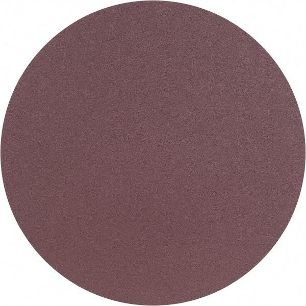 3M - 24" Diam, 80 Grit Aluminum Oxide Adhesive PSA Disc - Medium Grade, X Weighted Cloth Backing, For Bench Top Motors, Random Orbital Sanders - USA Tool & Supply