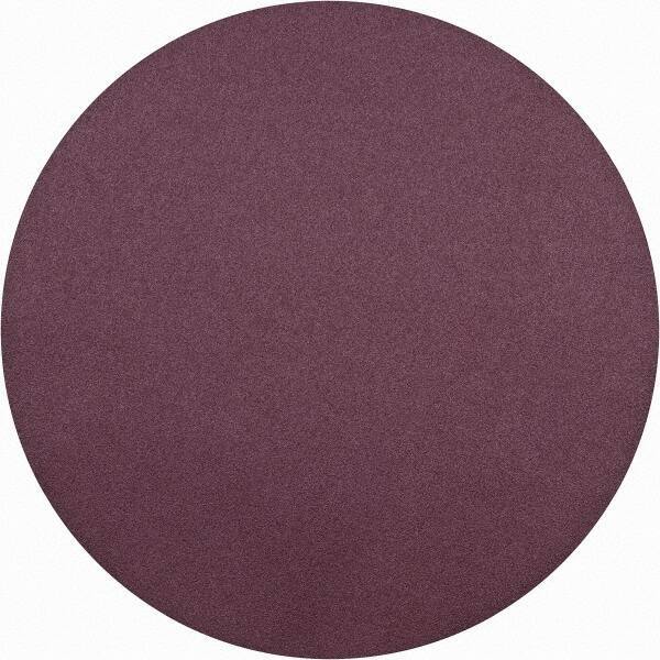 3M - 30" Diam, 60 Grit Aluminum Oxide Adhesive PSA Disc - Medium Grade, Maroon, X Weighted Backing, Flexible, Use with Random Orbital Sanders - USA Tool & Supply