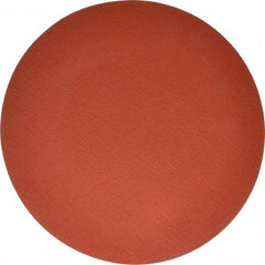 3M - 12" Diam, 50 Grit Ceramic Adhesive PSA Disc - Coarse Grade, Orange, YF Weighted Backing, Flexible, Use with Bench Top Motors - USA Tool & Supply