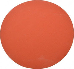 3M - 12" Diam, 80 Grit Ceramic Adhesive PSA Disc - Medium Grade, Orange, YF Weighted Backing, Flexible, Use with Bench Top Motors - USA Tool & Supply