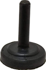 3M - 1" Diam Adhesive/PSA Disc Backing Pad - 1/4" Shank Diam, Medium Density, 20,000 RPM - USA Tool & Supply