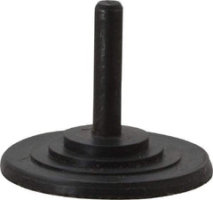 3M - 2" Diam Adhesive/PSA Disc Backing Pad - 1/4" Shank Diam, Medium Density, 15,000 RPM - USA Tool & Supply