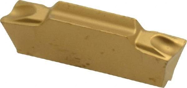 Seco - LCMF, 0.118" Cutting Width, MC, CP600 Grade, Double End Multi-Directional Turning Insert - TiAlN, TiN Coated - USA Tool & Supply