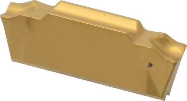Seco - LCMF, 0.118" Cutting Width, MC, CP600 Grade, Double End Multi-Directional Turning Insert - TiAlN, TiN Coated - USA Tool & Supply