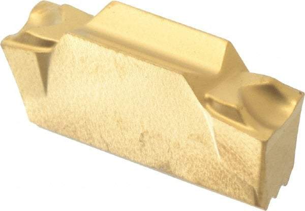 Seco - LCMF, 0.157" Cutting Width, MC, CP600 Grade, Double End Multi-Directional Turning Insert - TiAlN, TiN Coated - USA Tool & Supply