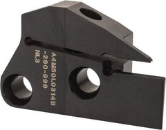 Kennametal - 3mm Groove Width, 14mm Max Depth of Cut, Left Hand Cut, A4M-B Indexable Grooving Blade - 3 Seat Size, Series A4 - USA Tool & Supply