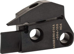 Kennametal - 4mm Groove Width, 14mm Max Depth of Cut, Right Hand Cut, A4M-A Indexable Grooving Blade - 4 Seat Size, Series A4 - USA Tool & Supply