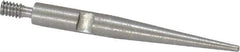 SPI - 0.031" Ball Diam, Steel, Ball Test Indicator Contact Point - 13/16" Contact Point Length, Use with Interapid Test Indicators - USA Tool & Supply
