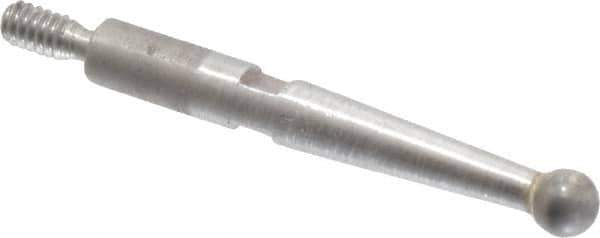 SPI - M1.7x0.35, 0.0930" Ball Diam, Carbide Ball Contact Point - 11/16" Contact Point Length, Use with Interapid Test Indicators - USA Tool & Supply
