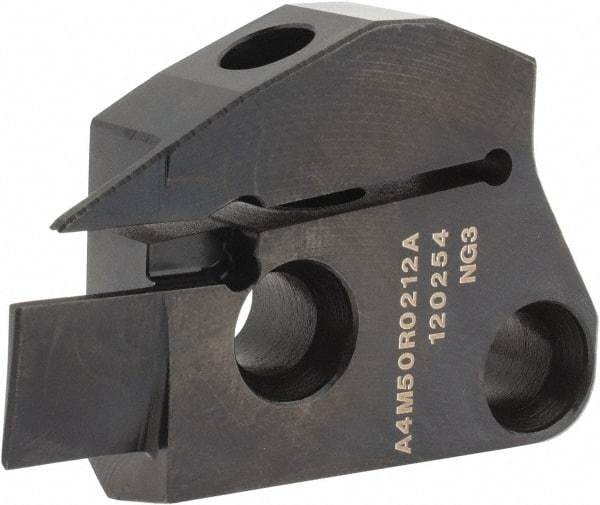 Kennametal - 2mm Groove Width, 12mm Max Depth of Cut, Right Hand Cut, A4M-A Indexable Grooving Blade - 2 Seat Size, Series A4 - USA Tool & Supply