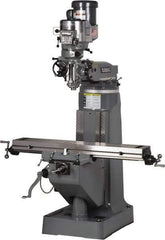 Bridgeport - 42" X-Axis Travel, 9" Z-Axis Travel, DRO System - Calculator Function - USA Tool & Supply