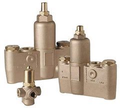 Bradley - Brass Water Mixing Valve & Unit - 26 GPM at 30 psi Flow Rate - USA Tool & Supply