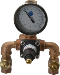 Bradley - Brass Water Mixing Valve & Unit - 7 GPM at 30 psi Flow Rate - USA Tool & Supply