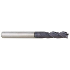 Accupro - 3/4" Diam 3 Flute Solid Carbide 0.03" Corner Radius End Mill - USA Tool & Supply