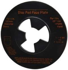 3M - 5" Max Diam, Abrasive Disc Face Plate - 5/8-11, 9,500 RPM - USA Tool & Supply