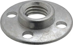3M - 3/8" Max Diam, Abrasive Disc Retainer Nut - 5/8-11 Female, 3/8" Long - USA Tool & Supply