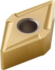 Seco - DNMG442 MR3 Grade CP200 Carbide Turning Insert - TiCN/TiAlN/TiN Finish, 55° Diamond, 1/2" Inscr Circle, 1/4" Thick, 1/32" Corner Radius - USA Tool & Supply