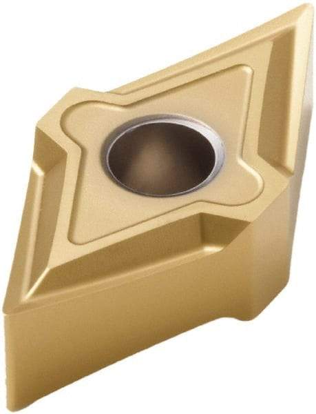 Seco - DNMP441 MF1 Grade TS2000 Carbide Turning Insert - TiAlN/TiN Finish, 55° Diamond, 1/2" Inscr Circle, 1/4" Thick, 1/64" Corner Radius - USA Tool & Supply