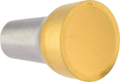 Seco - RCGS3, CP200 Grade Carbide Profiling Insert - TiAlN/TiN Finish, 7° Relief Angle, Round, 33/64" Thick, 3/8" Inscribed Circle - USA Tool & Supply