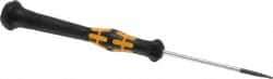 Wera - Electronic/Electrostatic Slotted Screwdriver - Round Shank, Ergonomic Handle - USA Tool & Supply