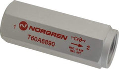 Norgren - 3/4" NPT Low Flow Air Fuse - 0 to 232 psi, Shutoff Valve & Aluminum Material - USA Tool & Supply