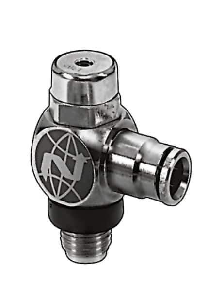 Norgren - 1/8" NPTF x 1/8" NPTF Pilot Operated Check Valve - 15 to 150 psi & Brass Material - USA Tool & Supply