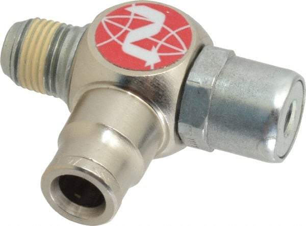 Norgren - 1/4" Tube x 1/8" NPTF Pilot Operated Check Valve - 15 to 150 psi & Brass Material - USA Tool & Supply