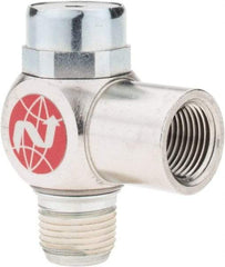 Norgren - 3/8" NPTF x 3/8" NPTF Pilot Operated Check Valve - 15 to 150 psi & Brass Material - USA Tool & Supply