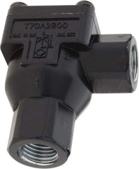 Norgren - 1/4" NPT Quick Exhaust Valve - 7 to 145 psi, Zinc Material - USA Tool & Supply